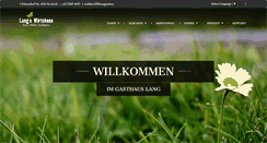 Desktop Screenshot of gasthaus-lang.at